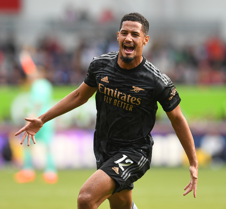 英超赛场阿森纳大捷，萨利巴创队史零封佳绩